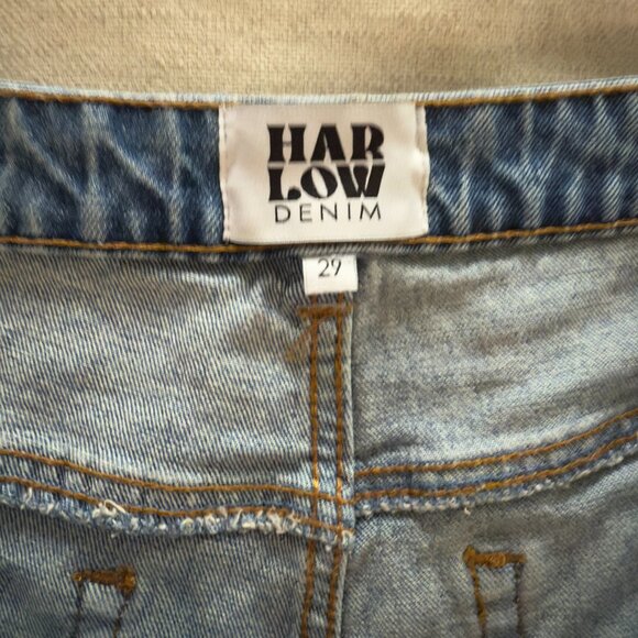 Harlow Mid Wash Baggy Boyfriend Jeans - Picture 3 of 11